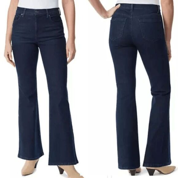 Gloria Vanderbilt Women's Amanda Flare Jeans 8 - Picture 1 of 9